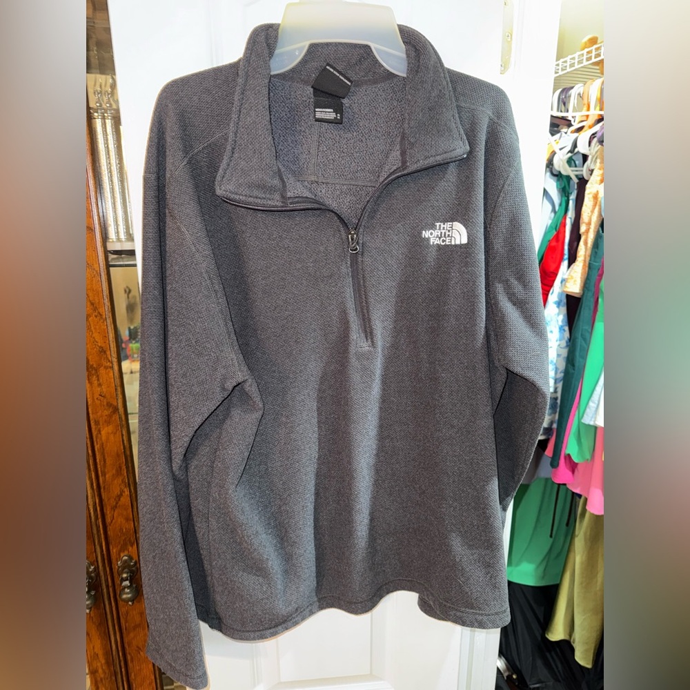The North Face Men's Charcoal Zip-Up Sweater